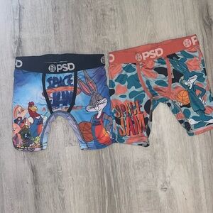 PSDxSpace Jam collab youth small boxers